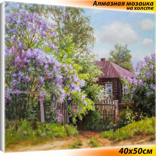 Алмазная мозаика на подрамнике Белоснежка 