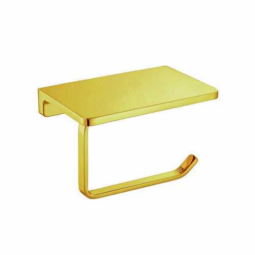 Держатель для туалетной бумаги с полкой из нержавеющей сталиVieir V5010-S цвет матовое золото 3919₽