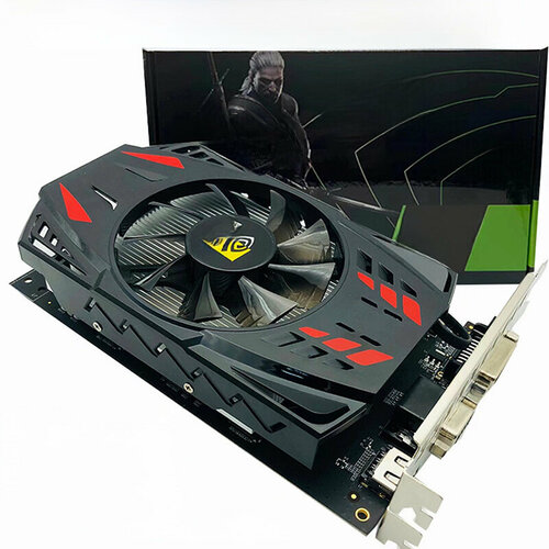 Видеокарта NVIDIA GeForce GTX 1050 Ti 4ГБ GDDR5 разъем PCI Express 30 3670₽