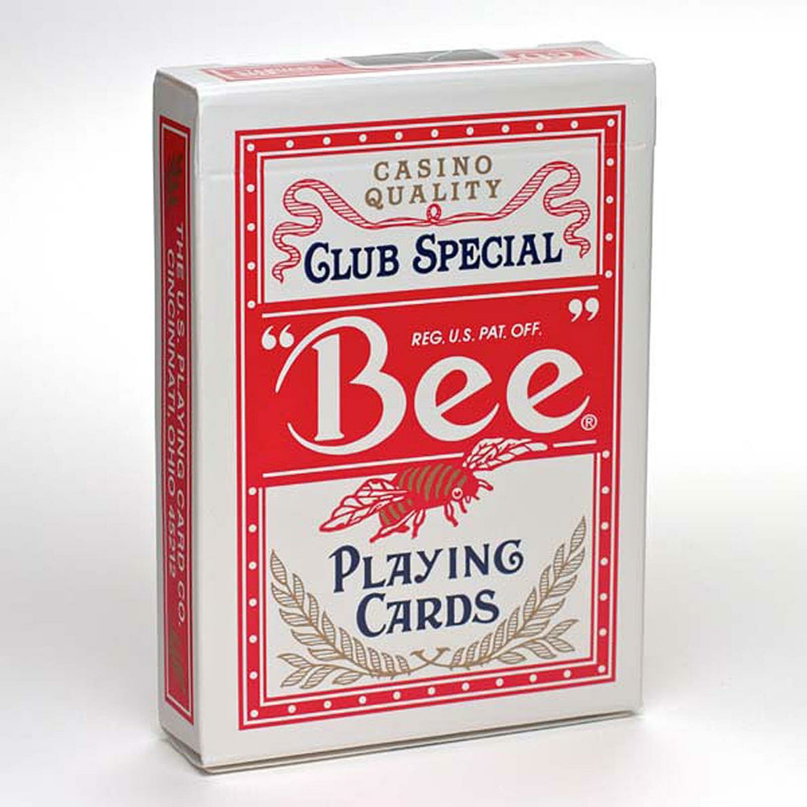 Карты пластиковые игральные "BEE JUMBO INDEX RED" 62088 Bee, Америка