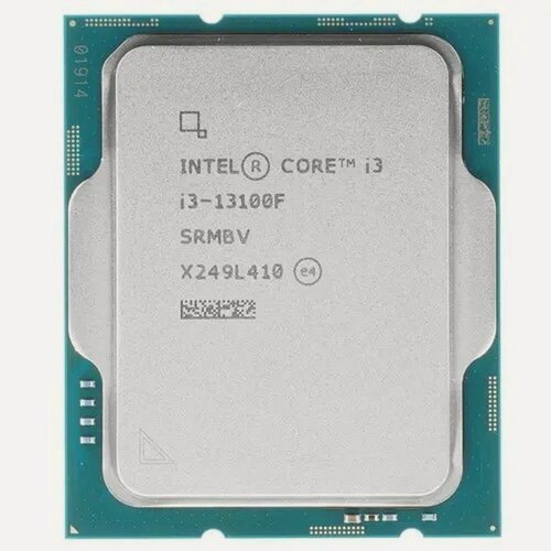 Изображение товара Процессор Intel Core i3-13100F OEM, 4 ядра, 3.4 ГГц (Turbo 4.5 ГГц), LGA 1700, без графики