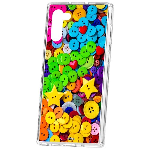 фото Чехол на samsung galaxy note 10 kruche print пуговки