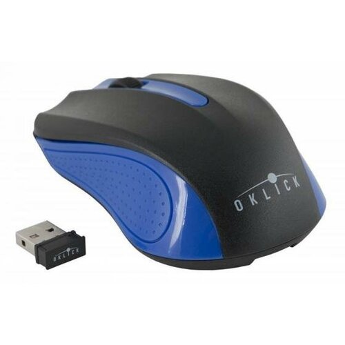 Мышь беспроводная Oklick 485MW чёрный синий USB 100700₽