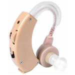 Беспроводной заушный слуховой аппарат Слуховой аппарат бежевый - изображение