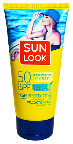 SUN LOOK Солнцезащитная эмульсия водостойкая SPF 50