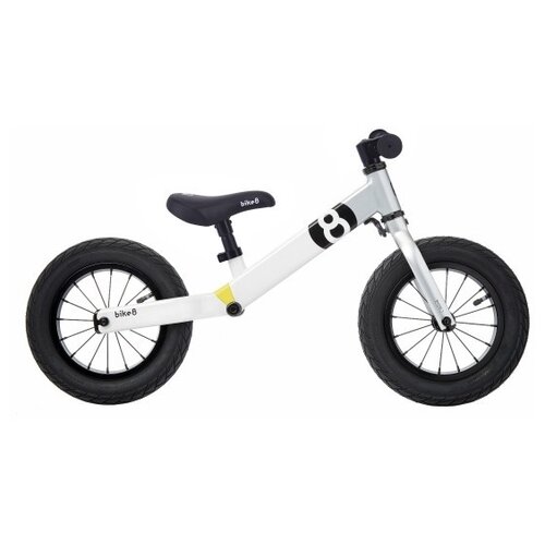 фото Беговел детский bike8 - suspension - standart (white-silver)