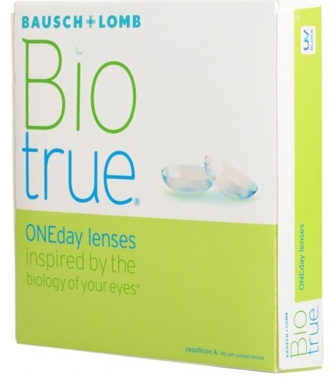 Контактные линзы Bausch & Lomb Biotrue ONEday, 90 шт., R 8,6, D -5,5