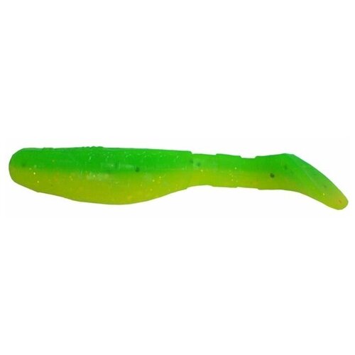 виброхвост helios chubby pepper lime Виброхвост Helios Chubby Green Lime, 9 см, 5 шт. (HS-4-010)