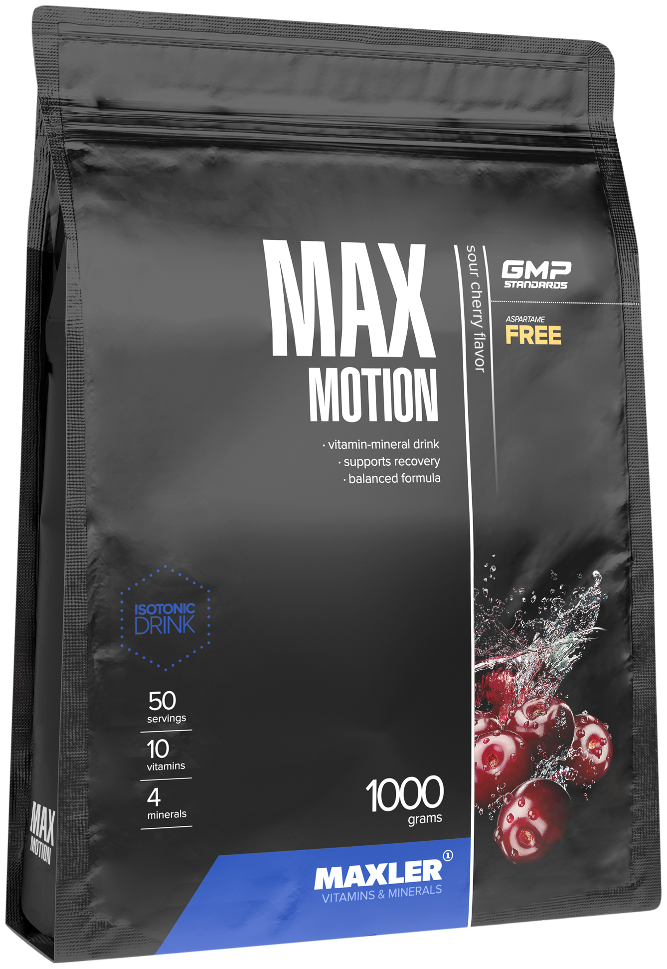 Изотоник Maxler Max Motion вишня 1 шт. 1000 г 1 шт. 1000 мл