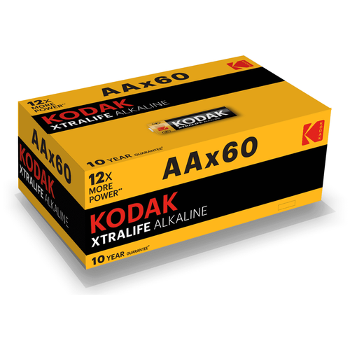 Элемент питания KODAK XTRALIFE LR6 60 colour box [KAA-60] (60/720/23040) элемент питания kodak xtralife alkaline aa lr6 бл 20