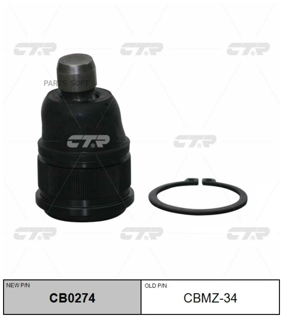 Шаровая опора нижняя передняя CTR CBMZ-34