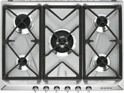 Варочная панель Smeg Газ, Victoria, газовая 70 см, нержавеющая сталь матовая