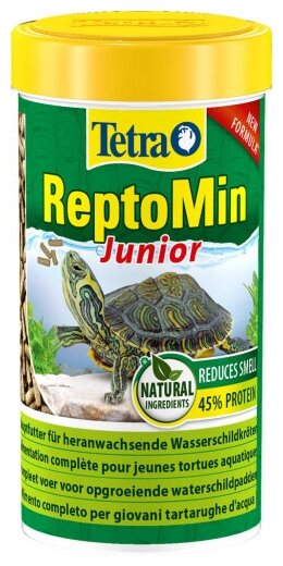 Корм для молодых водных черепах Tetra ReptoMin Junior 250мл.