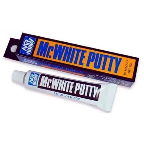 Шпаклевка для сборных моделей P-118 Mr White putty, белая, 25 гр, MR.HOBBY (Япония)