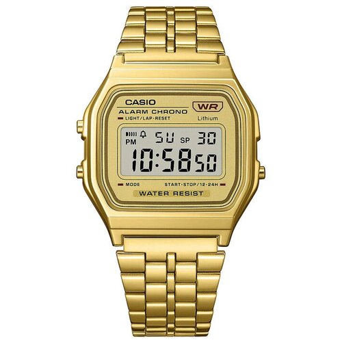 Наручные часы CASIO Casio A158WETG-9A, золотой