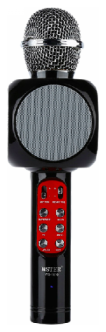 Беспроводной караоке микрофон со встроенной колонкой Wster WS-1816