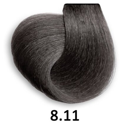 Краска для волос Ollin Professional Platinum Collection Перманентная крем-краска 100 мл, Цвет 8-11 Светло-русый интенсивно-пепельный