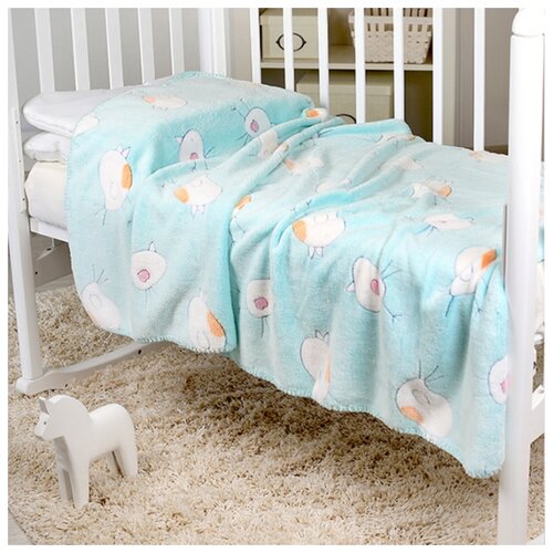 фото Плед-покрывало baby nice velsoft 3d "птичка" 150х200