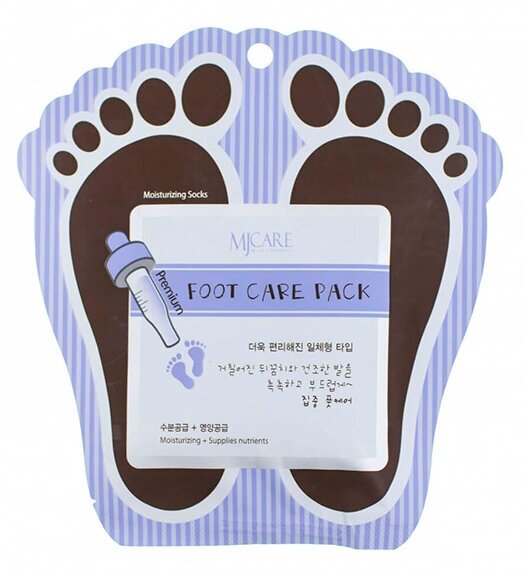 Маска для ног с гиалуроновой кислотой Mijin Cosmetics Foot Care Pack 22 г - фото №10