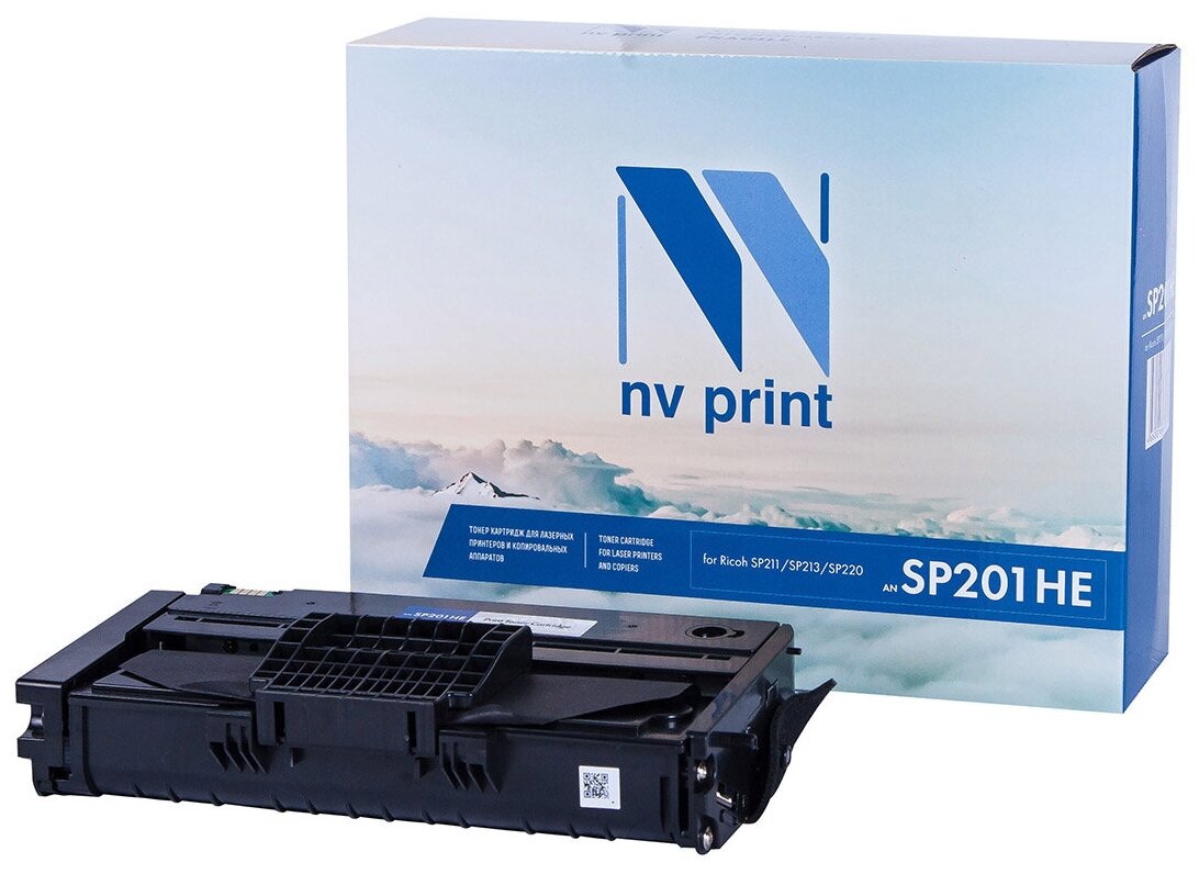 Картридж NVP совместимый NV-SP201HE для Ricoh Aficio SP 201N/ 201Nw/ 203S/ 211/ 211SF/ 211SU/ 213SFNw/ 213SFw/ 13SUw/ 213w/ 220Nw/ 220SFNw/ 220SNw (2600k)