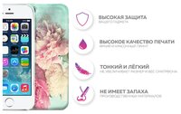 Чехол With Love. Moscow W001241APP для Apple iPhone 5/iPhone 5S/iPhone SE пионы