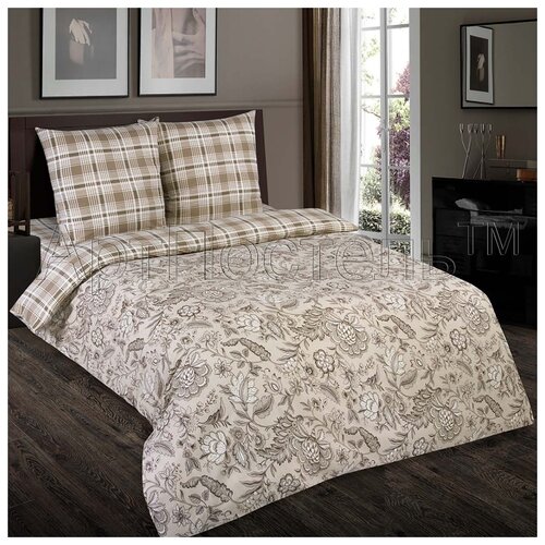 фото Постельное белье из поплина ода дуэт с простыней на резинке артпостель