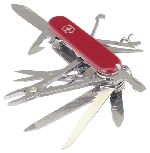 Нож перочинный Victorinox Handyman (1.3773) 91мм 24функций красный карт.коробка - фото №3