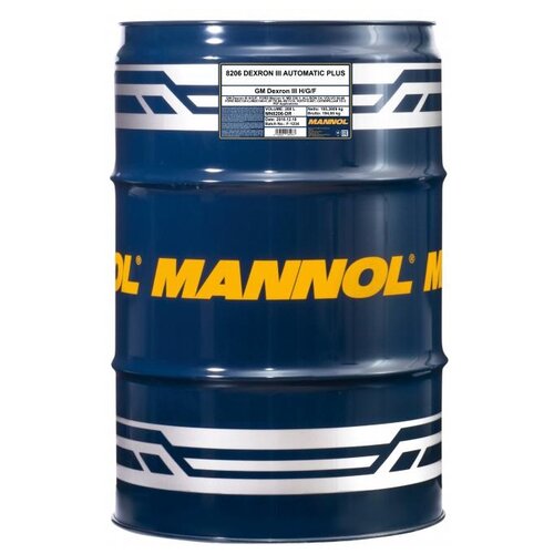 фото Трансмиссионное масло mannol dexron iii automatic plus 208 л