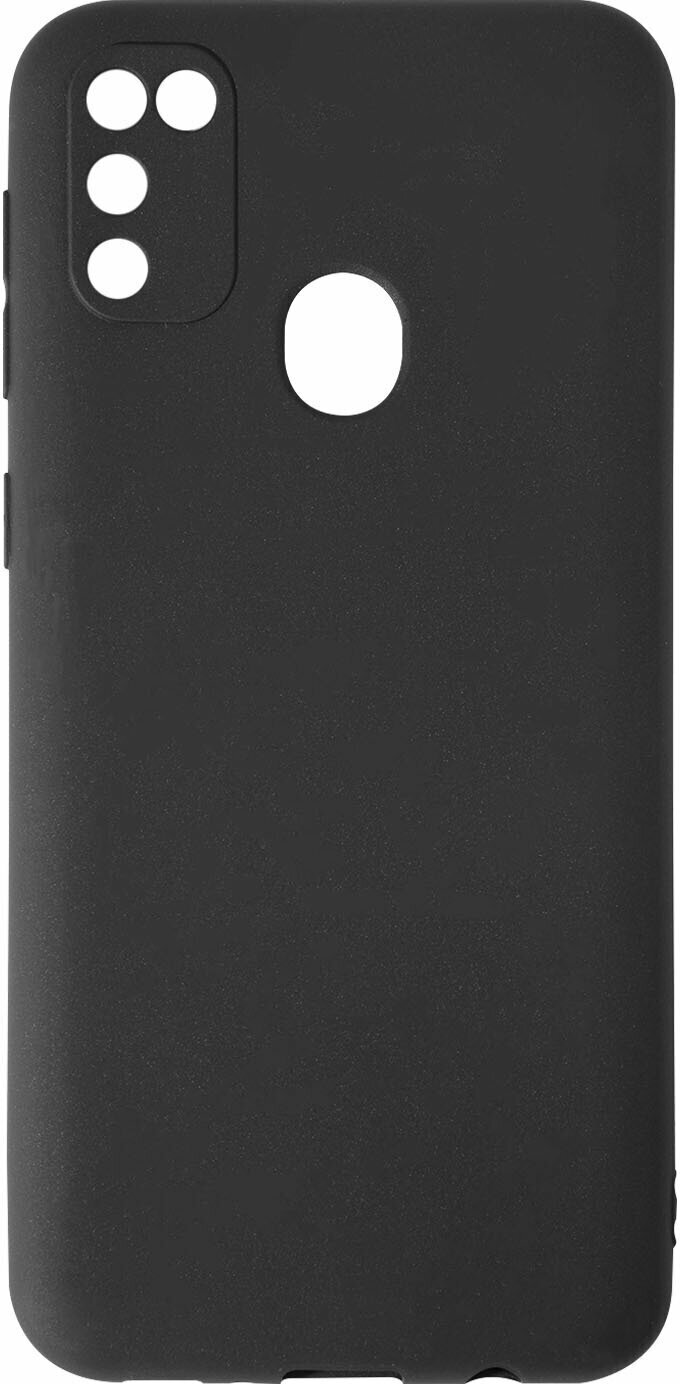 Защитный чехол для телефона Samsung Galaxy M21/Самсунг Галакси М21, силиконовая накладка, черный
