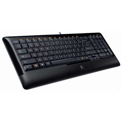 Клавиатура Logitech K300 Keyboard, USB, черная, проводная