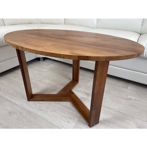 Журнальный столик с деревянной столешницей и ножками в гостиную комнату и офис интерьерная мебель в спальню к кровати на балкон для дома и дачи 6880₽