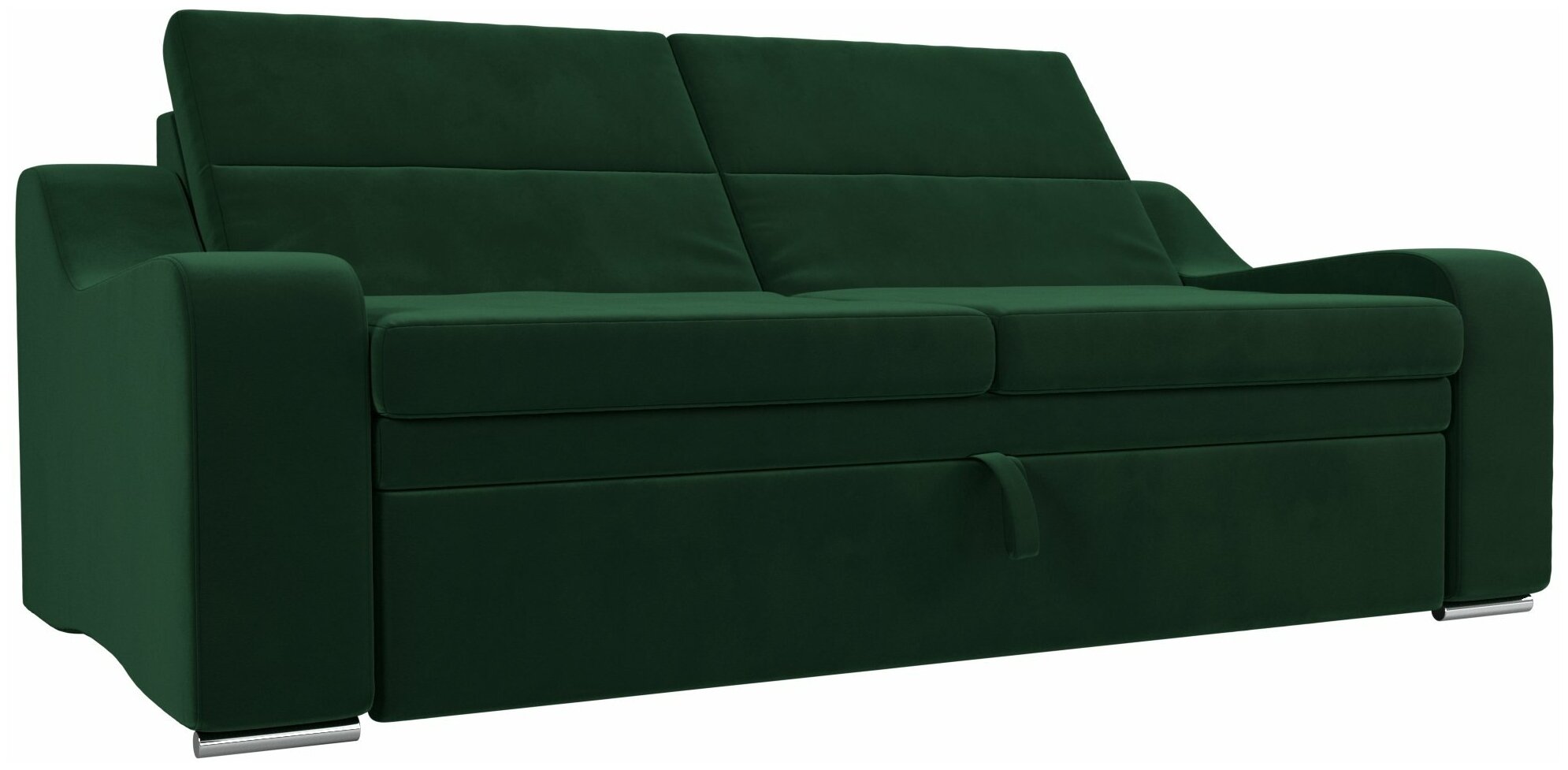 Прямой диван Медиус, Велюр, Модель 107051