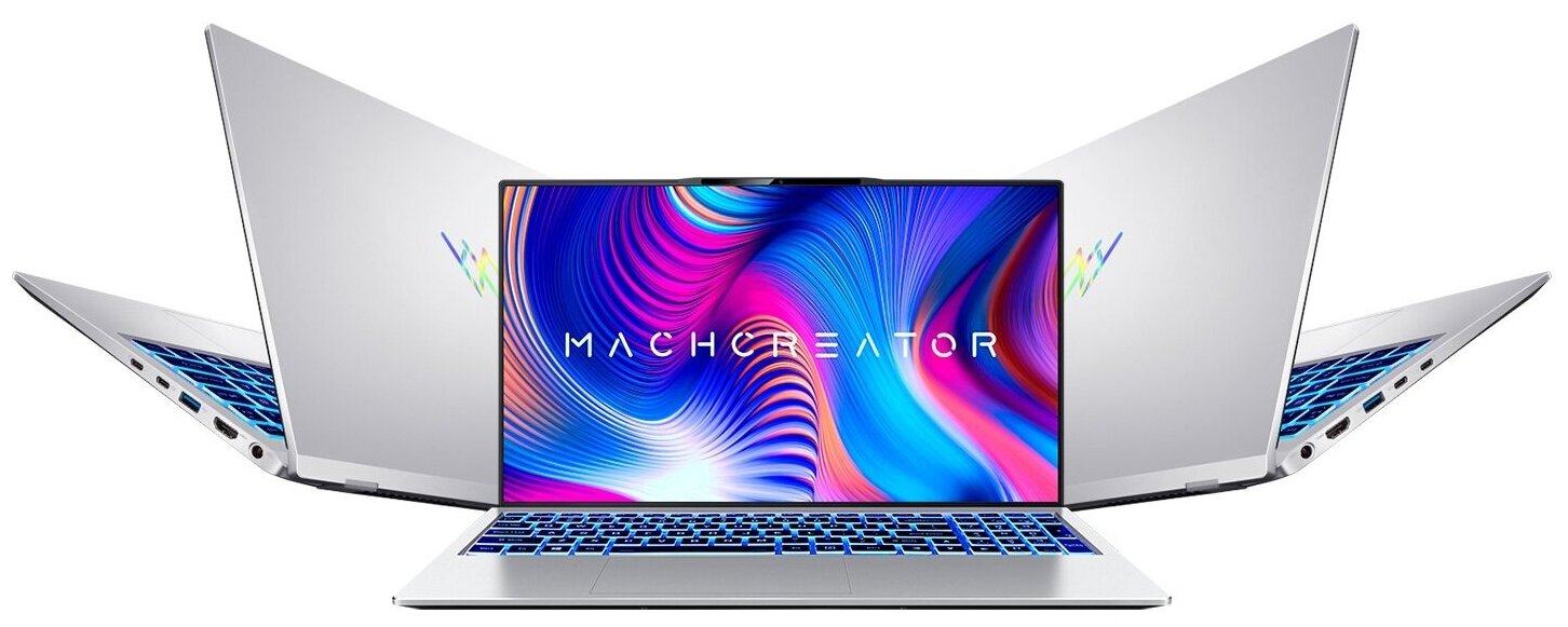 Ноутбук Machenike Machcreator-A MC-Y15i71165G7F60LSM00BLRU (156" Core i7 1165G7 16Gb/ SSD 512Gb Iris Xe Graphics) Серебристый