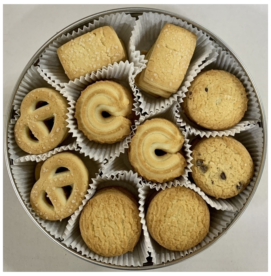 Печенье Danesita Assorted Cookies песочное 454г ж/б - фотография № 2