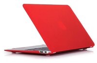 Чехол-накладка UVOO пластиковая накладка для Macbook Air 11 | с покрытием Soft-Touch красный