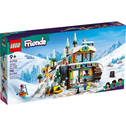 Конструктор LEGO Friends 41756 Holiday Ski Slope and Café, 980 дет.