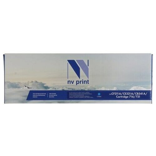 Картридж Nv-print CF211A/CE321A/CB541A/Canon 716/731 Cyan картридж ps com голубой cyan совместимый с hp cf211a 131a ресурс 1800 стр