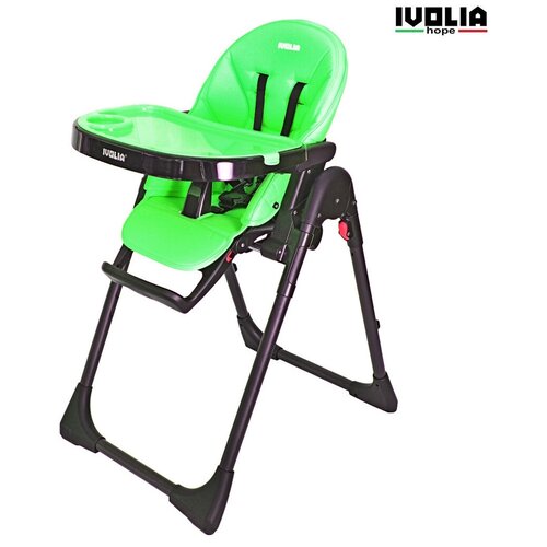 Стульчик для кормления IVOLIA HOPE 01 2 колеса green