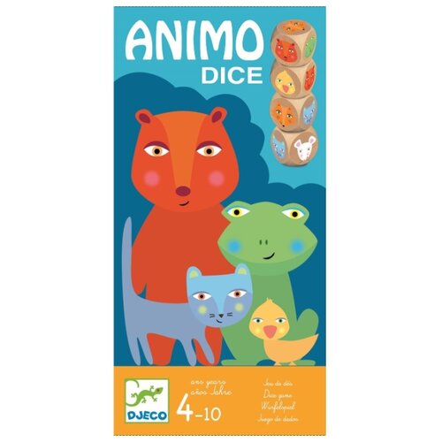 фото Настольная игра djeco зверокубики