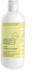BISOU Кондиционер RECONSTRUCTOR для молекулярного восстановления поврежденных волос, 285мл