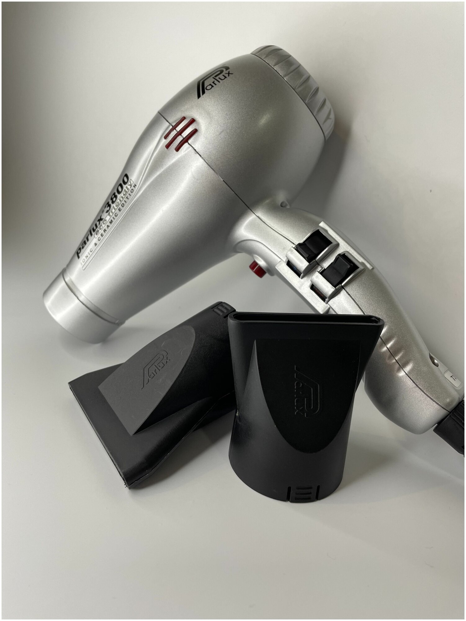 Фен для волос Parlux 3800 Eco Friendly Ionic & Ceramic Pro 2100 Вт серый - фотография № 5