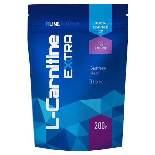 RLINESportNutrition L-карнитин Extra, 200 гр., вишня rlinesportnutrition l карнитин extra 200 гр вишня