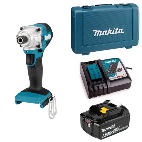 Шуруповерт импульсный аккумуляторный 155Нм 18В LXT Li-Ion 1x6Ач Makita DTD156RG 2445000₽