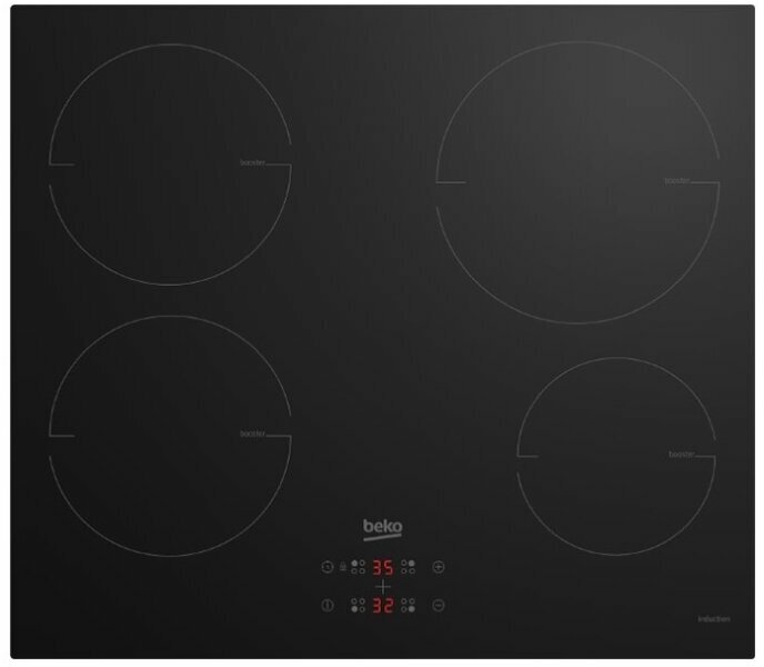 Встраиваемая варочная поверхность Beko HII64400MT, black