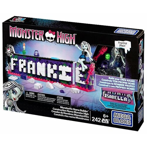 Mega Bloks Monster High DRV33 Монстерическая именная табличка, 242 дет.