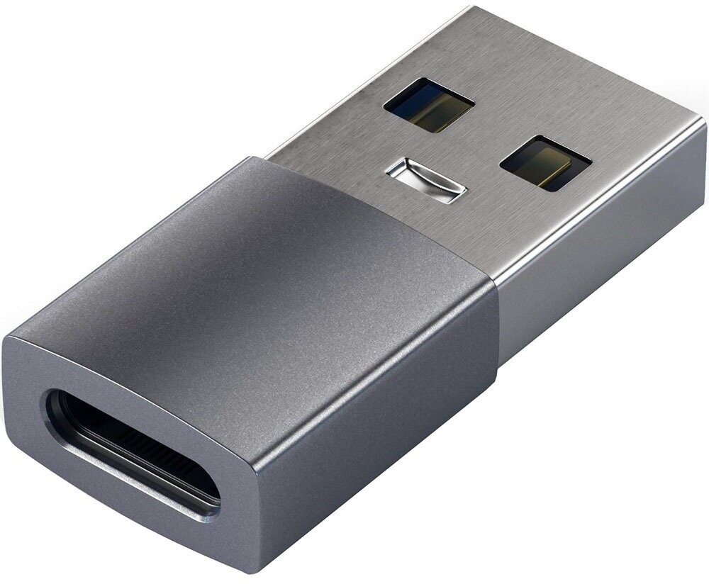 Переходник Satechi Адаптер USB Type-A to Type-C Серый космос (ST-TAUCM)