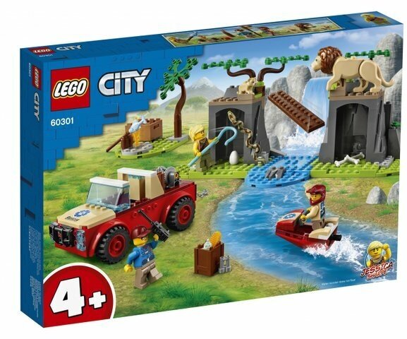 Конструктор LEGO City Спасательный внедорожник для зверей (LEGO 60301)