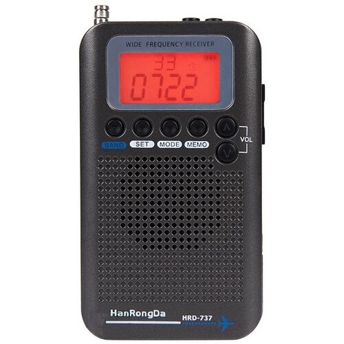 Всеволновой Цифровой DSP Радиоприемник HanRongDa HRD-737 Авиа VHF СиБи радио любительские диапазоны LW SW FM 597000₽