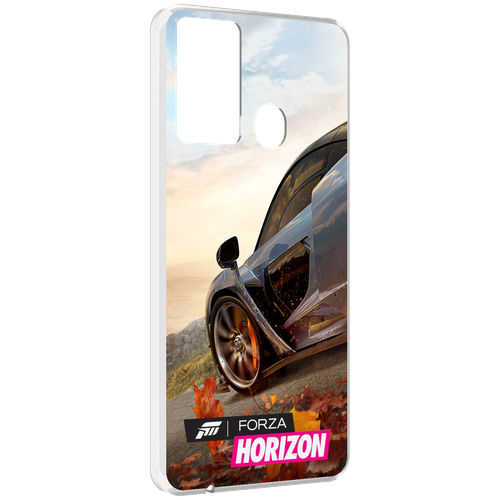Чехол MyPads Forza Horizon 4 для ITEL P37 / ITEL Vision 2S задняя-панель-накладка-бампер