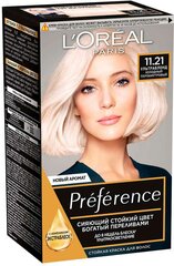 Лореаль Париж / L'Oreal Paris Preference - Краска для волос 11.21 Ультраблонд холодный перламутровый